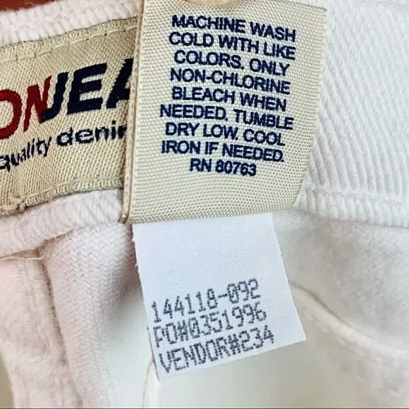 Y2K London Jean Cropped Straight Leg Denim Jean - Picture 14 of 15